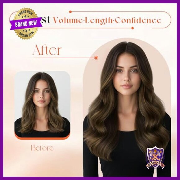 20 Inch Human Hair Clip-In Extensions Straight Remy Hair main image 4